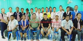 महिला फुटबल टोलीको बिदाई