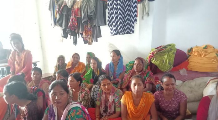 २५ दिने सिलाई कटाई तालिम सुरु