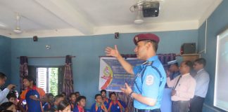 साइबर क्राईम र सडक दुर्घटना विषयमा सचेतना कार्यक्रम सम्पन्न