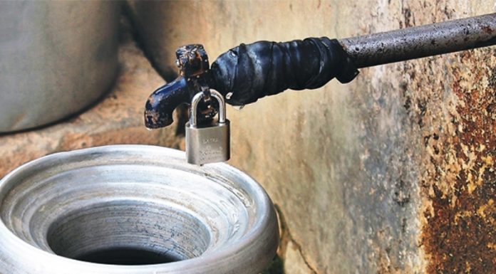 पानीको धाराहरु सुक्न थाले