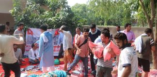 ३ सय परिवारलाई नेविसंघको राहत