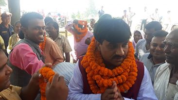 प्रदेश २ का भुमि व्यवस्था तथा सहकारी राज्यमन्त्री समाजवादी युवा संघका केन्द्रिय अध्यक्षमा चयन