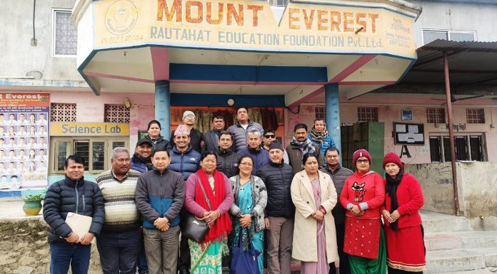 निजि विद्यालयको समस्याका बारेमा छलफल