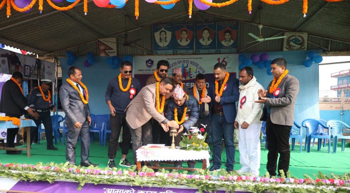 मुनलाईट एकेडेमीको खेल सप्ताह शुरु