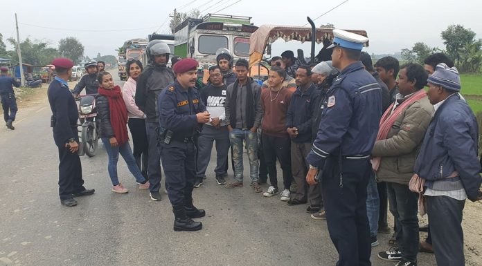 प्रहरीको चालकसंग १ मिनेट कार्यक्रम