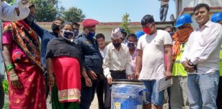 चन्द्रपुर ७ द्धारा लामखुट्टे मार्ने स्प्रे छर्न सुरु