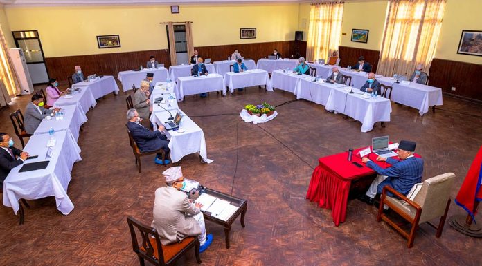 मन्त्रिपरिषद् बैठक आज बस्दै / कति दिन थपिएला लकडाउन