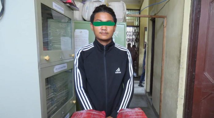 लागुऔषध गाँजा सहित २ पक्राउ