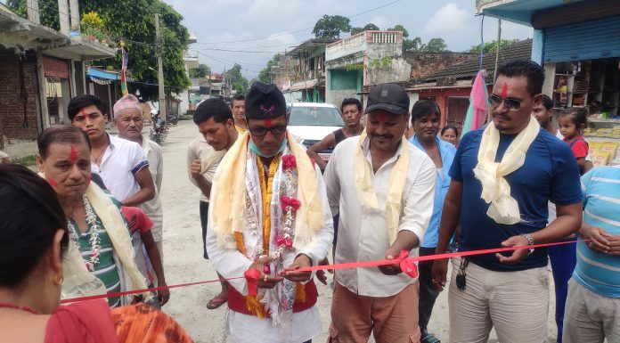 विकास निर्माणकाे काममा प्रदेश सभा सदस्य ठाेकरकाे सक्रियता