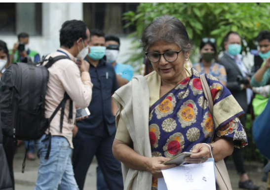 सरिता गिरिको सांसद पद गयो,पार्टीबाट निस्कासित