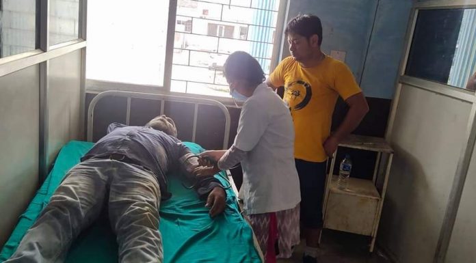 पत्रकार झा मोटरसाइकल दुर्घटनामा घाइते