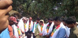 गुजरामा एकैदिन ५ बाटोमा पि.सी.सी ढलानको शिलान्यास