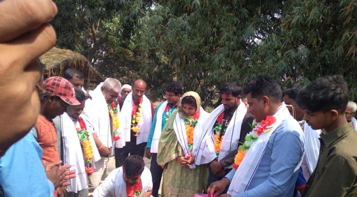 गुजरामा एकैदिन ५ बाटोमा पि.सी.सी ढलानको शिलान्यास