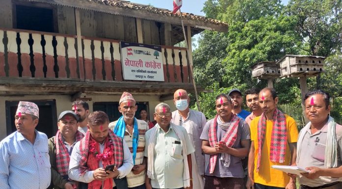 पार्टी परित्याग गरी माओबादीका ५ जना नेपाली काग्रेसमा प्रबेश