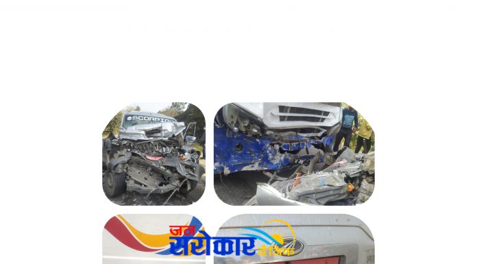लमाहामा दुर्घटना,एकको मृत्यु १ गम्भिर घाइते