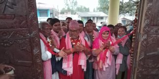 गुजराको प्रशासनिक भवनको मेयर चौधरीद्वारा उद्घाटन