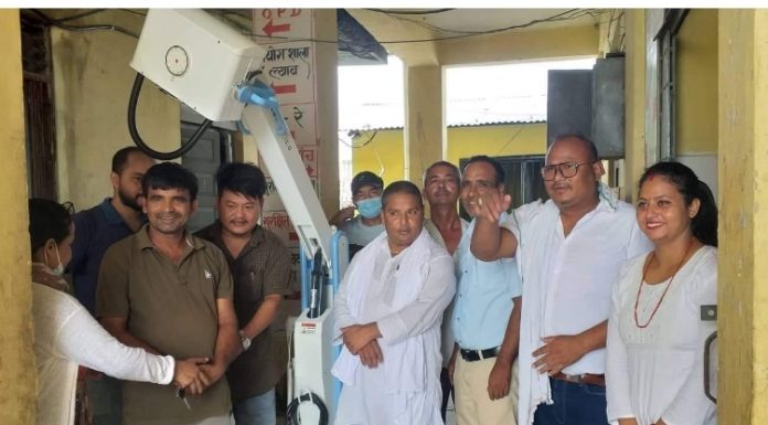 ४ बर्षपछी चन्द्रनिगाहपुर अस्पतालमा एक्स-रे मेसिन जडान