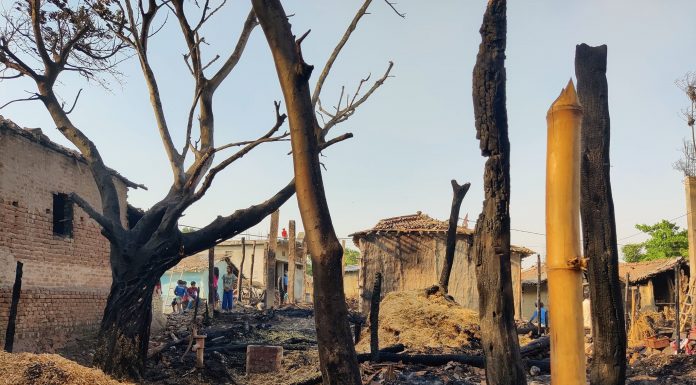 रौतहटको ३ पालिकामा आगलागी,लाखौंको क्षती