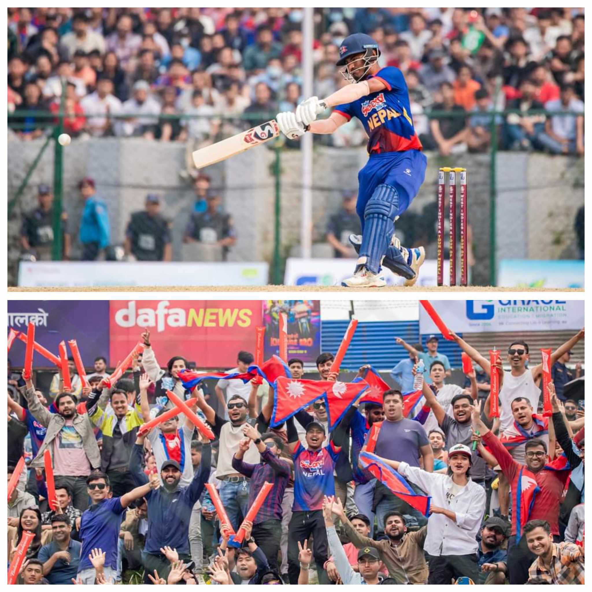 नेपालद्वारा वेस्ट इन्डिज “ए” माथि शानदार जित