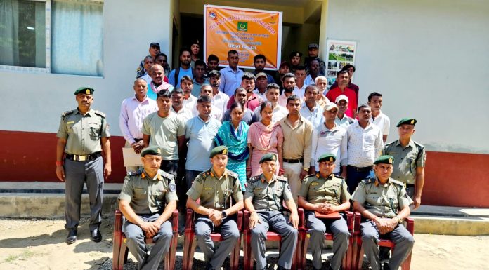 विपद् उद्धार स्वयंसेवक तयार पार्दै सशस्त्र प्रहरी