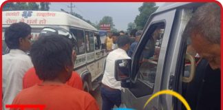 हायस र ट्रक ठोक्किएर दुर्घटना: दुई जनाको मृत्यु,२ घाइते