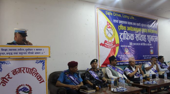 दुर्घटना न्यूनीकरणमा जनचेतना अभिवृद्धि गर्ने उद्देश्यसहित ‘ट्राफिक सप्ताह २०८२’सुरु