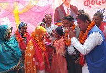 बिभिन्न दलका दर्जनौँ नेता–कार्यकर्ता एमालेमा प्रवेश